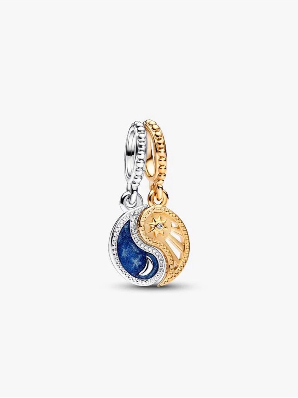 Pandora Two-Tone Sun and Moon Charm
